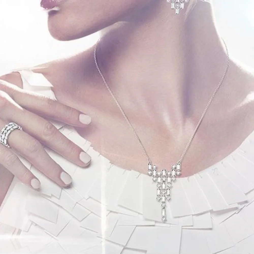 Swarovski Viola Crystal Necklace - Picture 1 of 6